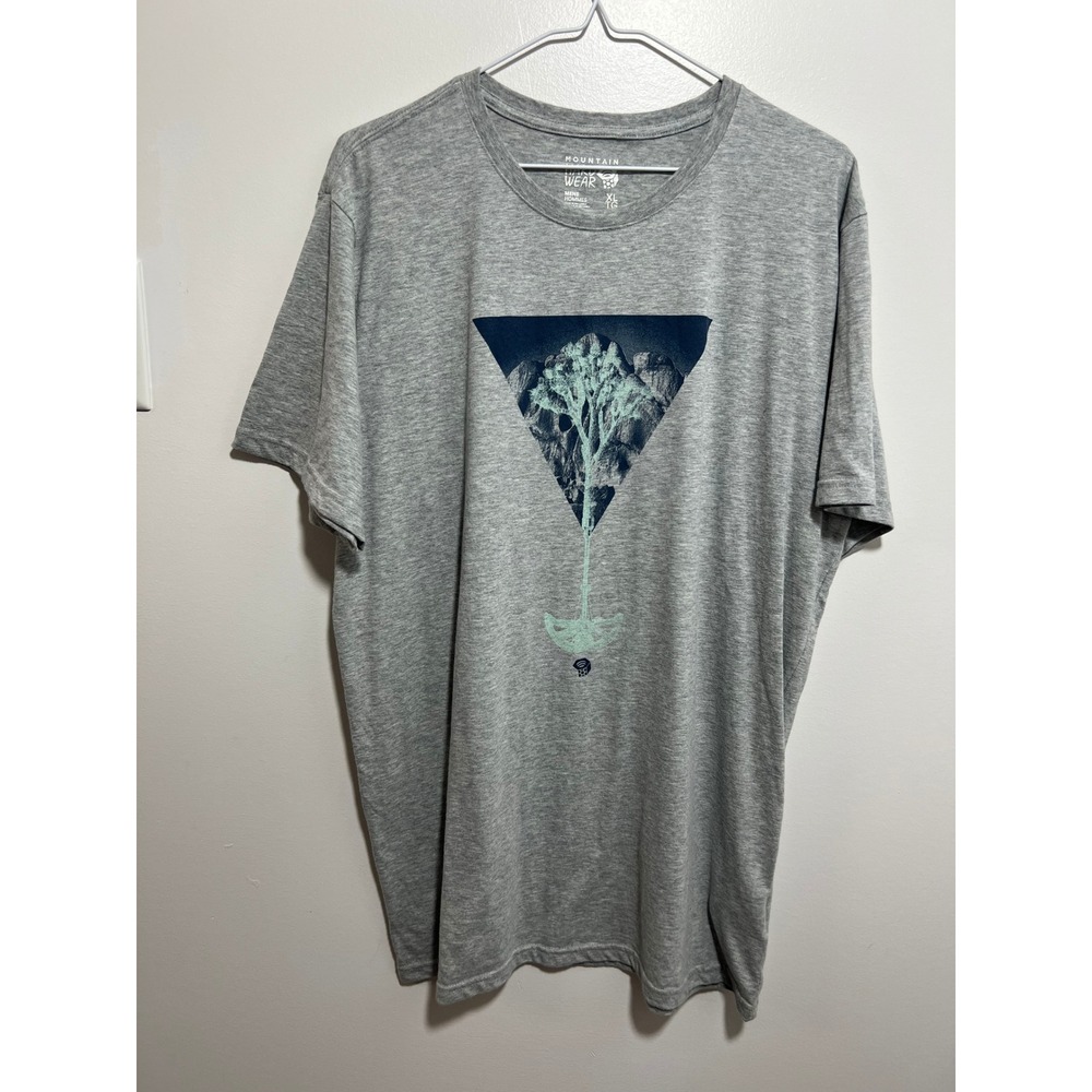 Mountain Hardwear Mens XL Gray Joshua Tree Mountain Graphic Short Sleeve T-Shirt